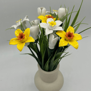 Ceramic Spring Flower Bouquet