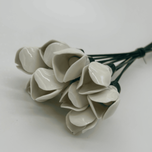 Ceramic single snowdrop