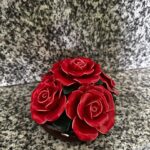 Cluster of red roses