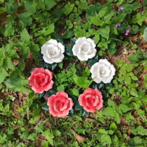 artificial flower wreath for grave