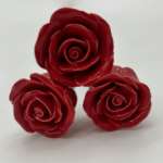 ceramic red rose bunch